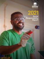 Gerdau Social Responsibility Report - 2021